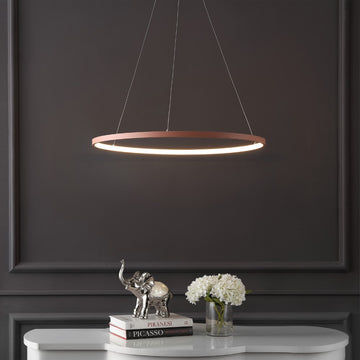 Brice Modern Contemporary Iron Integrated LED Pendant